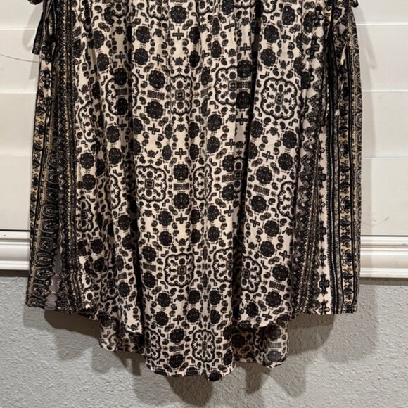 Free People Black and Cream Mini Dress - Picture 11 of 11